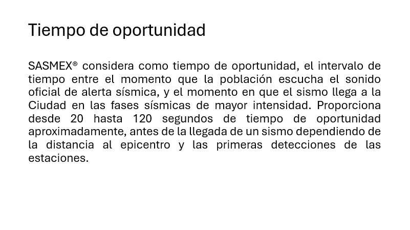 TIEMPO DE OPORTUNIDAD