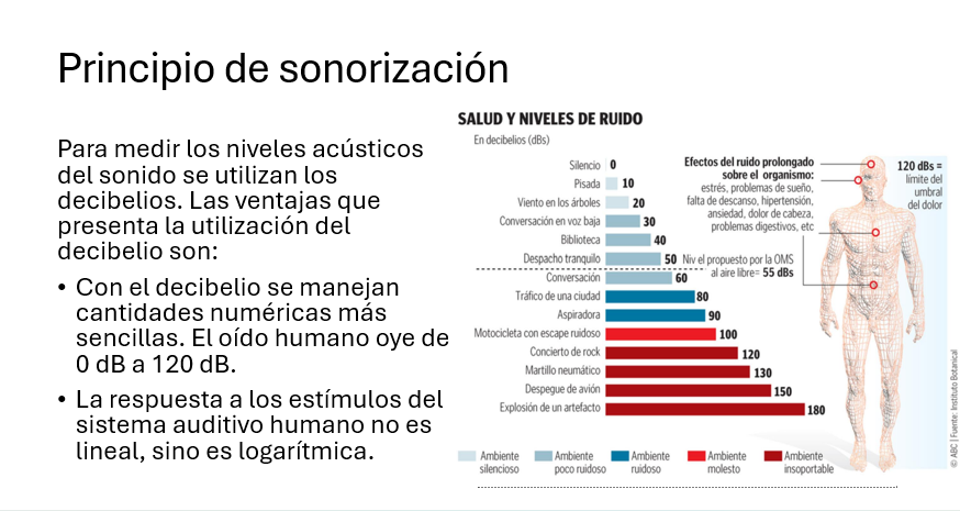 PRINCIPIOS DE SONORIZACION